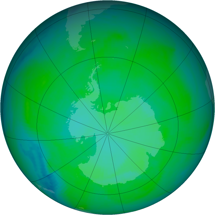 Ozone Map 1988-12-27